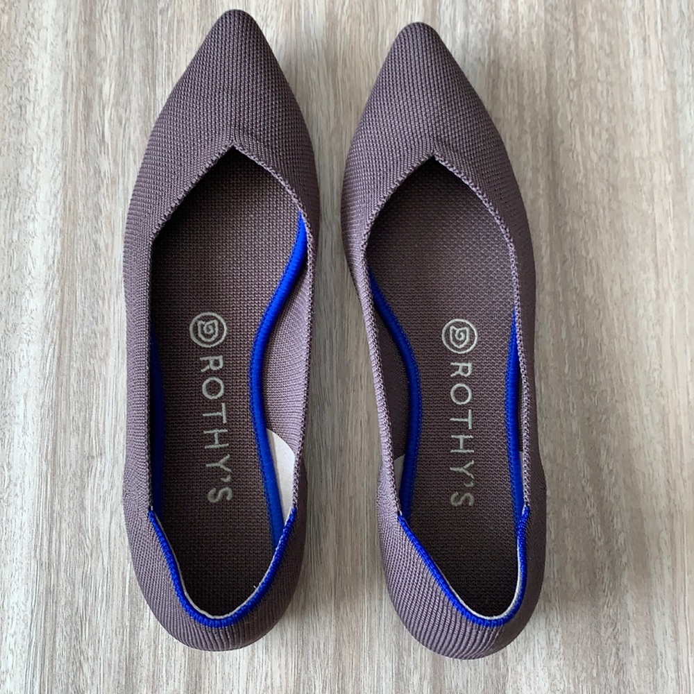 Rothy’s The Point Shoe Mink Color